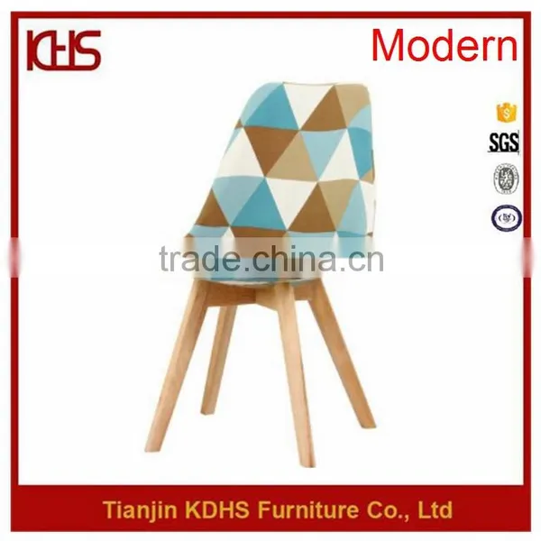 Factory Direct Sale New Fabric With Pattern Wooden Leisure Chair For Sale photo-3