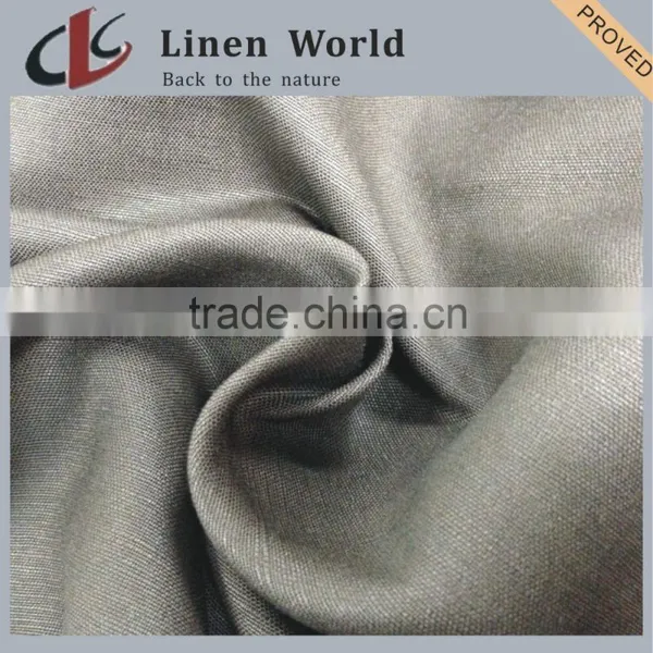 Hight Quality Yarn Dyed Woven Linen Rayon Fabric photo-2