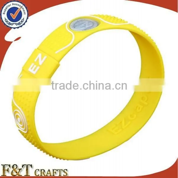 Cheap in Bulk Promotional Gift Energy Adjustable Silicon Wristband for Cancer photo-4