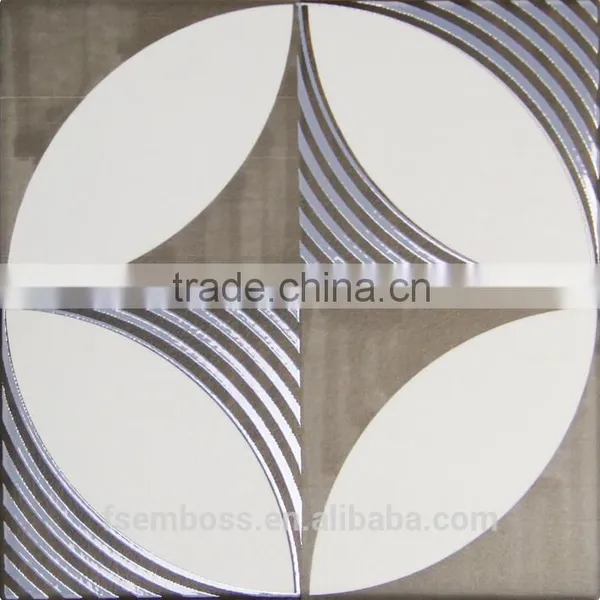 20x20cm Porcelain Rustic Bathroom Tile Design Metal Glazed Decorative Kitchen Wall Floor Tile photo-3