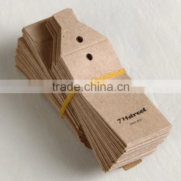 Kraft Paper Spare Button Bag With Silk Screen Printing for Frock Coat photo-4