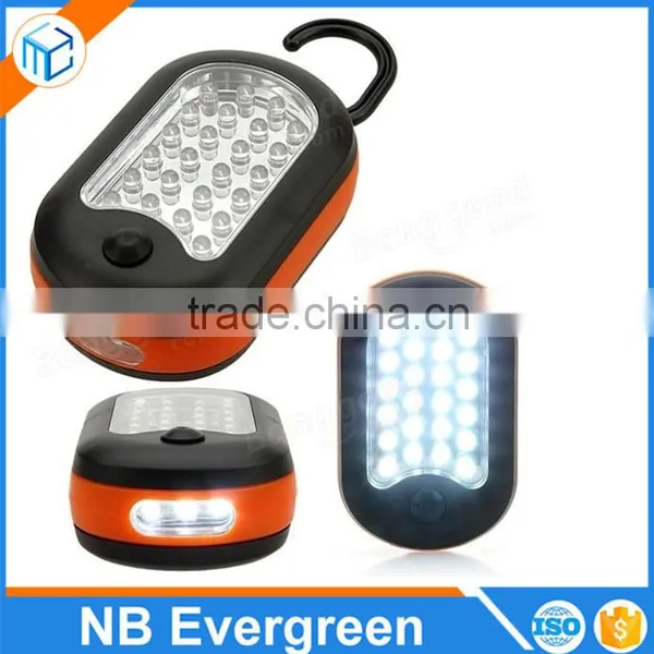 Magnetic Compact 24 LED Work Light + 3 LED Flashlight With Hook photo-2