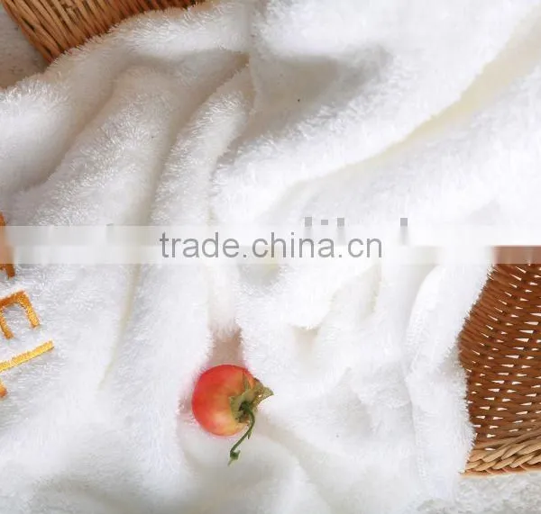 High Quality White Cotton Bath Towel for Hotel