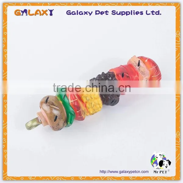 VT4070 Food Themed Vinyl Squeaky Toys Hamburger Hot Dog Pizza Steak Dog Toys photo-5