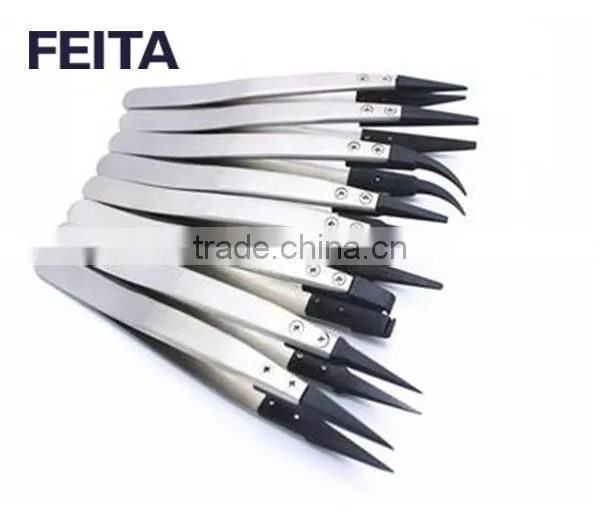 Hand Tools Stainless Steel Tweezers/ ESD Replaceable Tip Heat Resistant Tweezers photo-3
