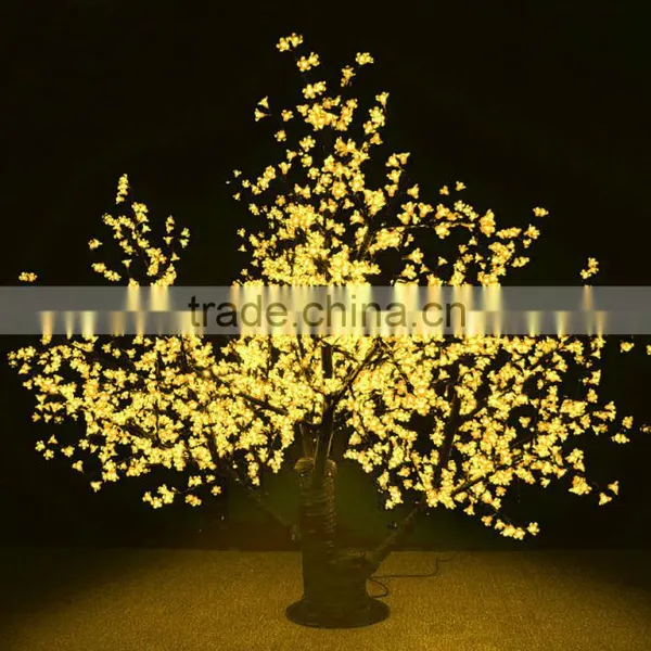 Small Led Cherry Blossom Tree Lights Holiday Ornament Outdoor Lighting photo-4