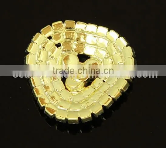 Fashional Golden Shank Rhinestone Button for Apparel RNK197J photo-4