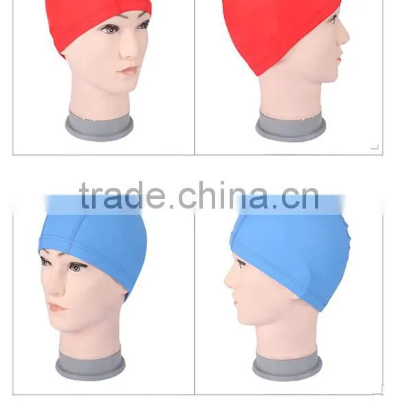 Lycra Waterproof Bathing Fashion Swimming Caps photo-3