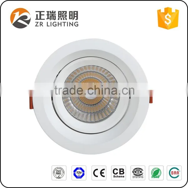 Aluminum Lamp Body Material Adjustable 5W 7W 12W 20W 30W Spotlight Pot Light
