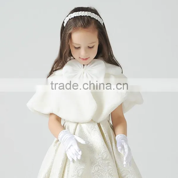 Age 4-Age14 Girls Satin Pearl Confirmation Wedding Communion Halloween Christmas Flower Girl Gloves photo-2