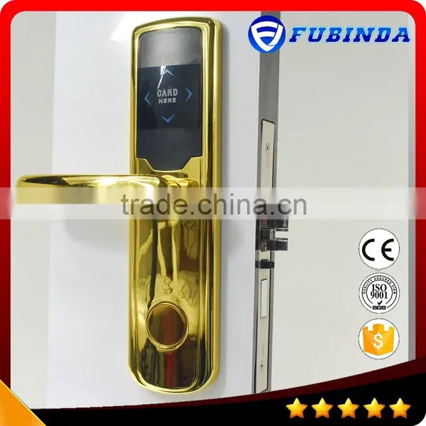 38mm Door Rfid Security Handle Digital Hotel Smart Door Lock Keyless photo-4