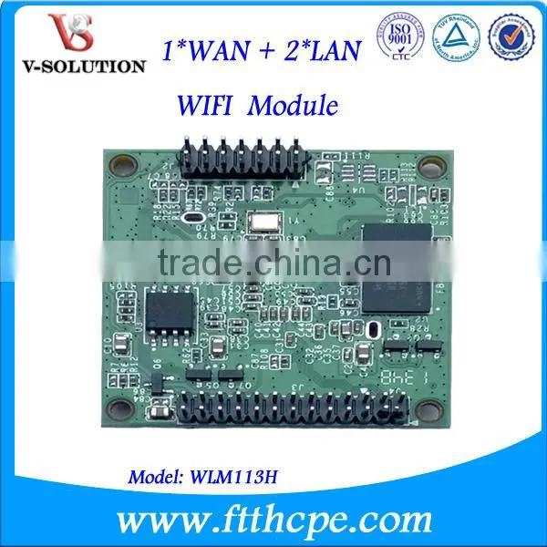 1 WAN +2 LAN WIFI Module With ATHEROS Chipset Extend Wireless Fidelity Function