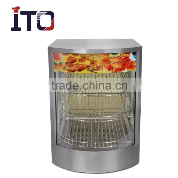 CI-1P Hot Sell Pie Warmer/food Warmer Showcase /pie Display Warmer Showcase Commercial 3 Layers photo-2