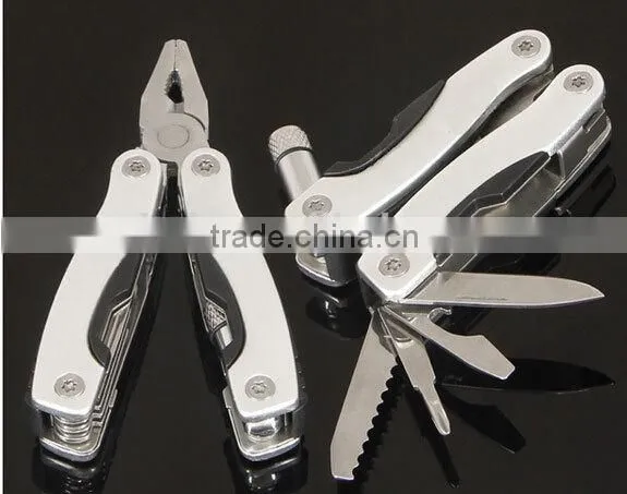 OEM Small Folding Multifunctional Pliers With LED Flashlight photo-4