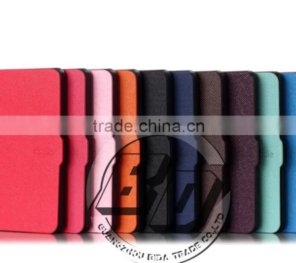 Newest Stylish Ultra Thin Smart PU Leather Case For Amazon Kindle Voyage Tablet Case Fast Delivery