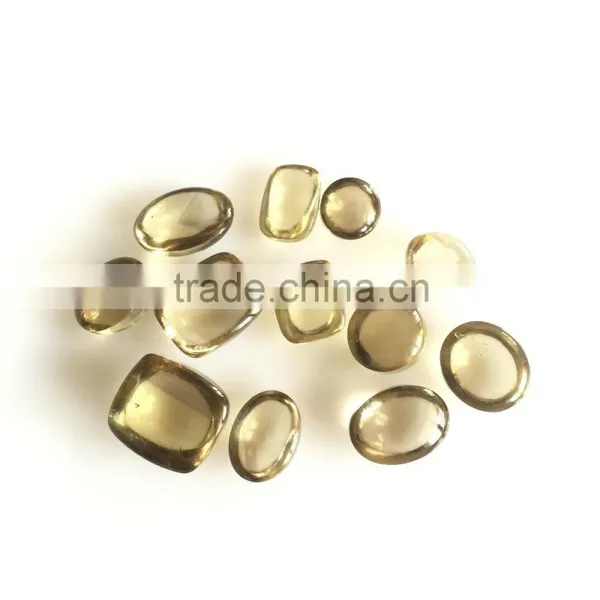 Oval Cabochon Natural Smoky Quartz Loose Gemstones Lot Free Size photo-4
