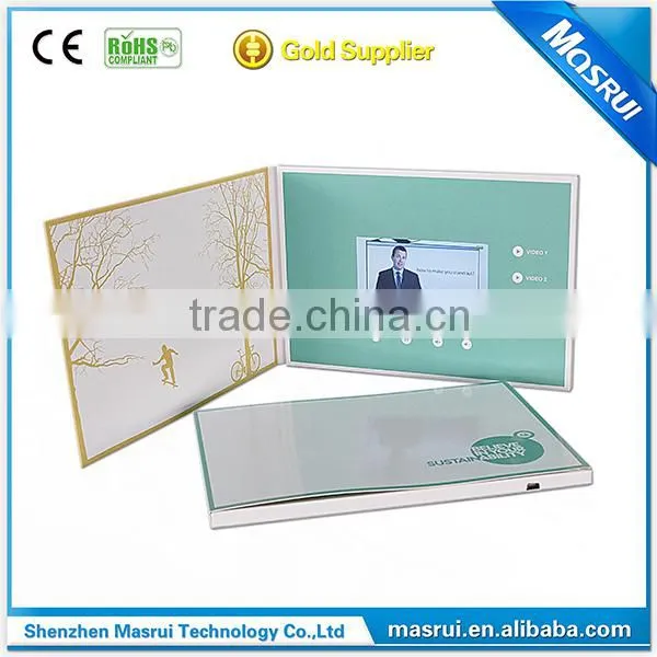 High Quality 4.3 Inch LCD / TFT Screen Video Wedding Card /Video Book photo-2