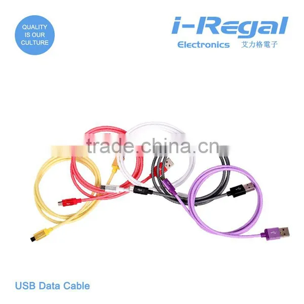 HOT Aluminum Sell Double Side Drawing Usb Cable for Mobile Phone photo-6