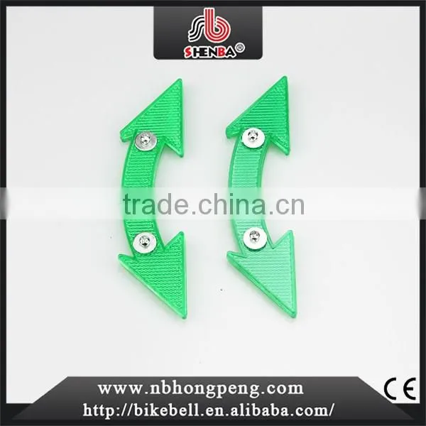 China Manufacturer Spoke Wheel Cone Lighting Mirror Bicycle Green Reflector