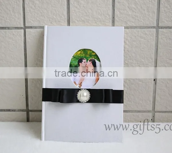 Elegant Romatic Wedding Guest Book photo-4