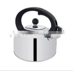 Stainless Steel Whistling Kettle With Fixed Automic Handle