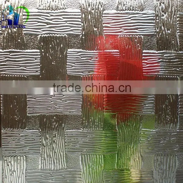 Clear/colored Pattern Glass With Chinese Factory Price photo-3