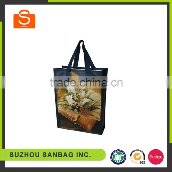 High Quality Picture Printed pp Woven Shopping Bag,laminated Non Woven Bag Wholesale