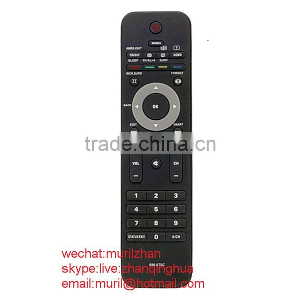 High Quality Black 43 Keys RM-719C Led/lcd Remote Control for Philipss photo-3