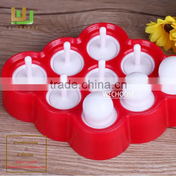 Wholesale Highly Appreciated Silicone Ball Shaped Ice Cube Tray DIY Popsicle Mold Mini Ice Cube Maker photo-2