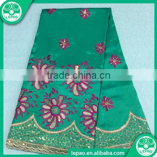 2016 Hot Sell African Lace Fabric African Bridal George Lace Styles for Garment photo-6