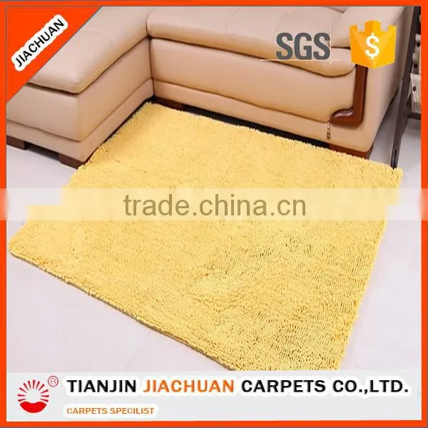 Non Skid Chenille Yarn Microfiber Carpet photo-4