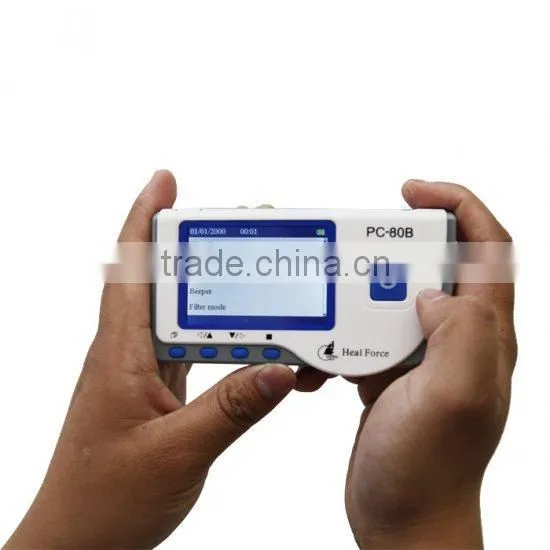 PC-80B Handheld Color Screen ECG EKG Portable Heart Monitor photo-4