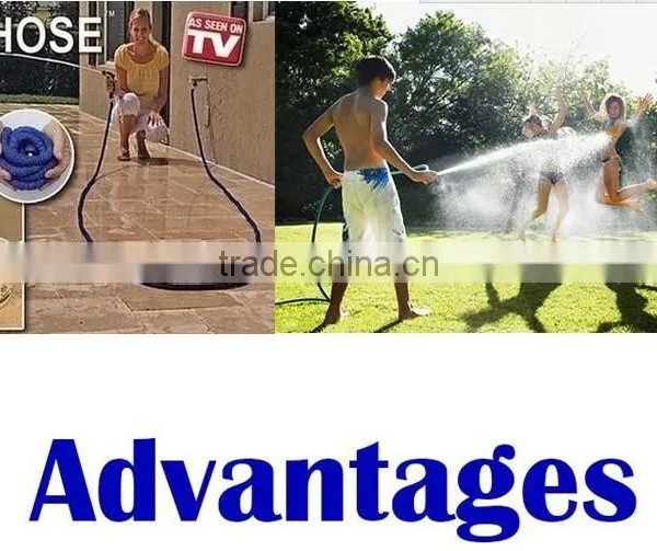 Expandable Garden Hose / Magic Hose / Latex Hose With Spray Gun 25ft 50ft 75ft 100ft photo-4