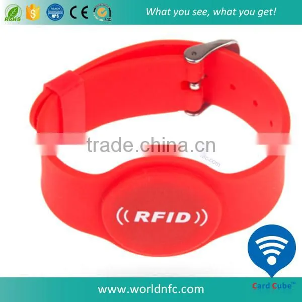 Ring Bracelet NFC NTAG213 Silicone Wristband for Lockers and Consume Goods photo-3