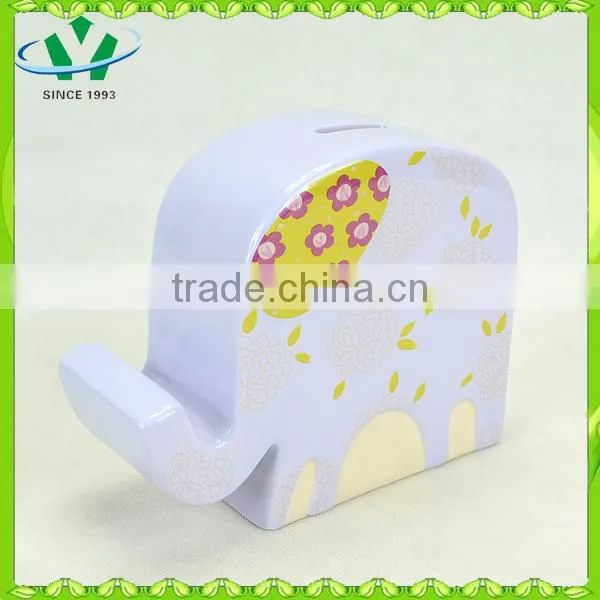 Manufacturer Elephant Shape Ceramic Money Boxes Wholesale photo-3