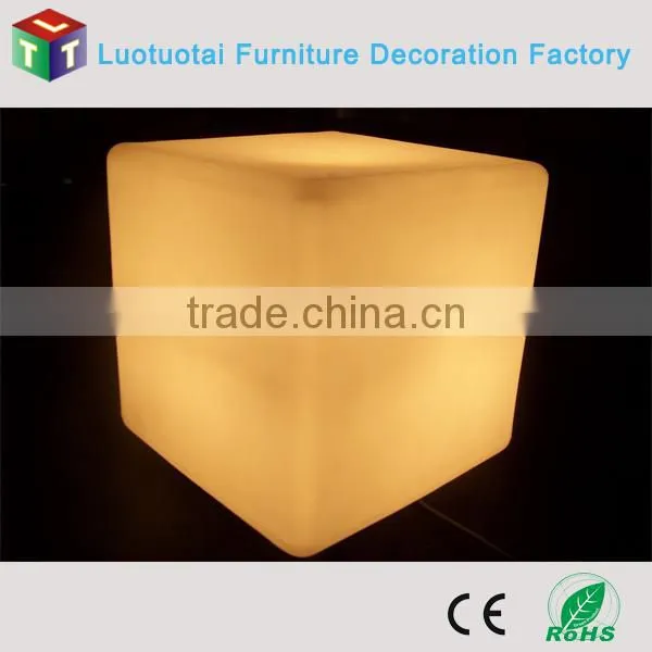 Illuminated Bar/club/ktv Furniture Glowing Led Cube Sitting Chair photo-3