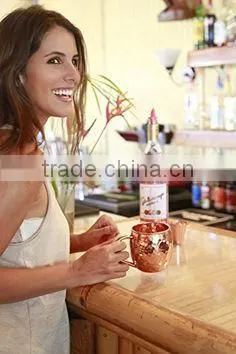 Copper Moscow Mule Mug, Stoli Vodka Copper Mug , Pure Copper Moscow Mule Mug photo-3