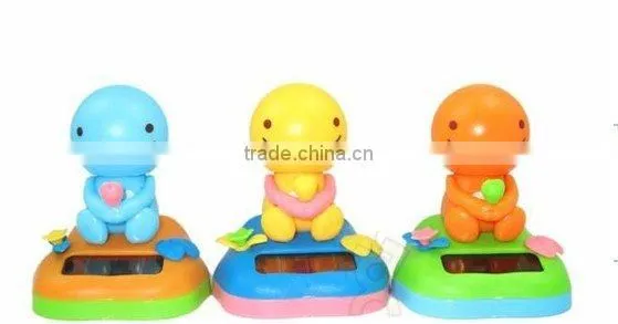 15010703 Hot Sale 2015 Various Styles Solar Toys For Car Decoration For Wholesale photo-2