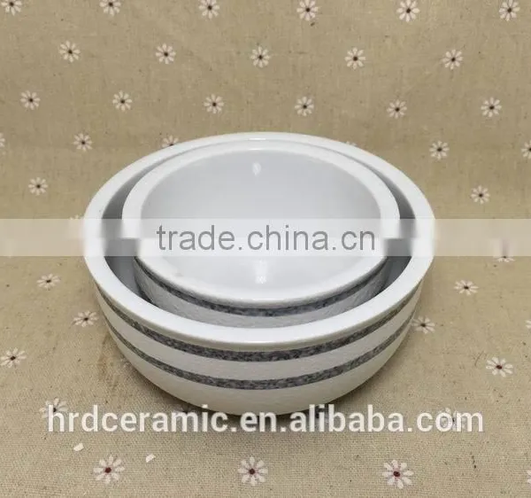 Stocked Personalized High Quality Ceramic Soup Bowl With Two Size photo-6