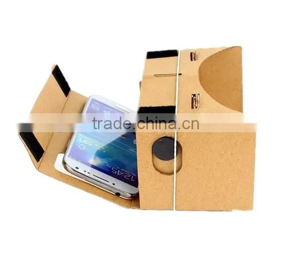37MM Big Lens Google Cardboard V2.0 VR Box Cardboard 3D Glasses With Headwrap photo-4