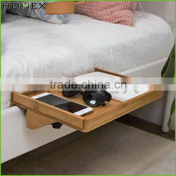 Bamboo Bedside Shelf Bunk Shelf Homex_BSCI Factory photo-2