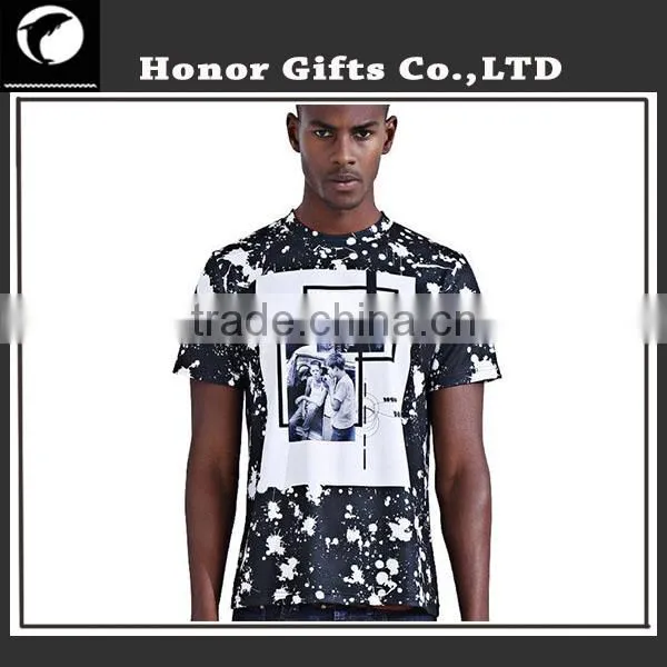 Custom Design You Own Factory Price Printed T Shirt Men photo-3