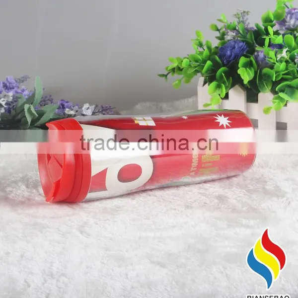 16oz Double Wall Insulated Plastic Coffee Travel Mug photo-3