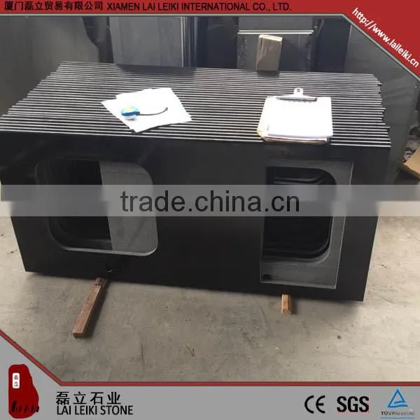 Cut-to-size G684 Black Polished Granite Dining Countertop photo-3