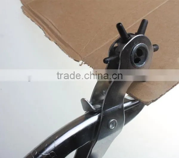 6 Sized Heavy Duty Leather Hole Punch Hand Pliers Belt Holes Punches 8" Punch Plier Duty Punching Plier photo-4