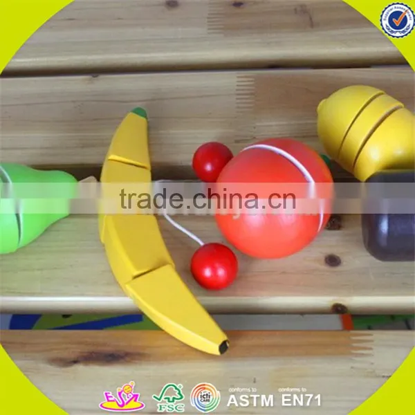 Wholesale Simulation Wooden Fruit Baby Toy DIY Cutting Child Toy Role Play Knife Wooden Fruit DIY Toy W10B122 photo-6