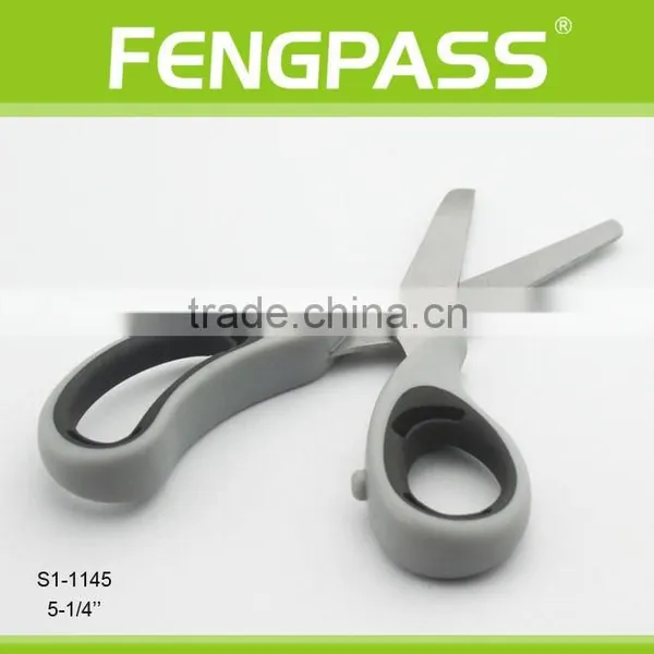 S1-1145 5-1/4 Inch 2Cr13 Stainless Steel Blade With PP+TPR Plastic Handle School Scissors photo-3