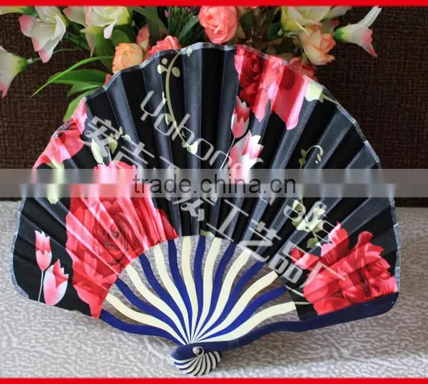 Chinese Style Handcrafts Fabric Fan photo-5