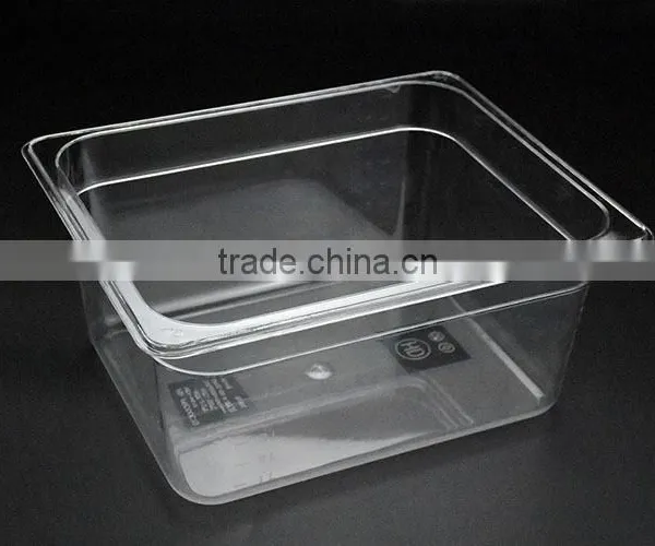 Plastic pc 1/6 Size gn Food Container/gastronormic Food Pan photo-3