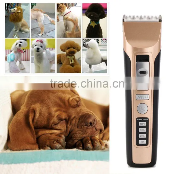 Professional 110~240V Pet Trimmer Scissors Dog Cattle Rabbits Electric Hair Clipper High Power34 Grooming Shaver Cutting EU Plug photo-2